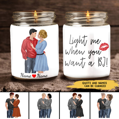 89Customized Best gift for couple Personalized Candle