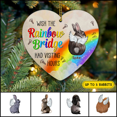 89Customized Wish the rainbow bridge Personalized Ornament