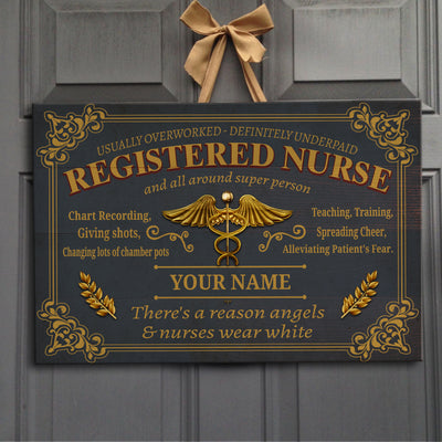 89Customized Personalized Registered Nurse Pallet Sign