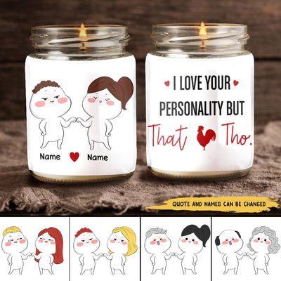 89Customized Naughty Couple Personalized Candle