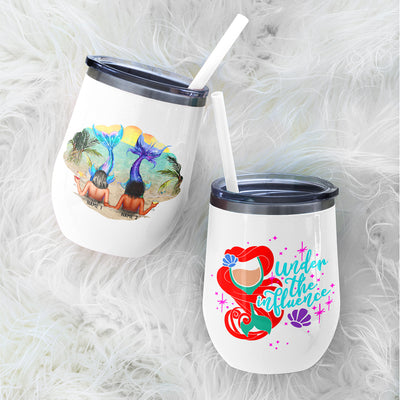 89Customized Under The Influence (No straw included) Wine Tumbler