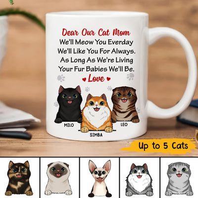 89Customized We'll Meow You Everyday Personalized Mug
