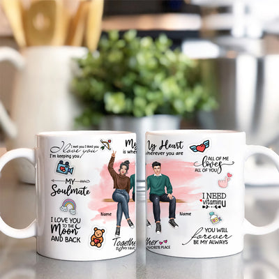 89Customized Love Couple Personalized Mug