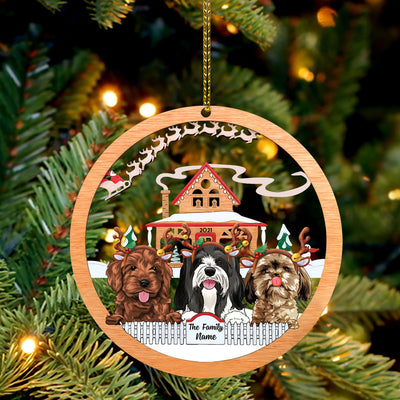 89Customized Christmas Dogs- Personalized Ornament