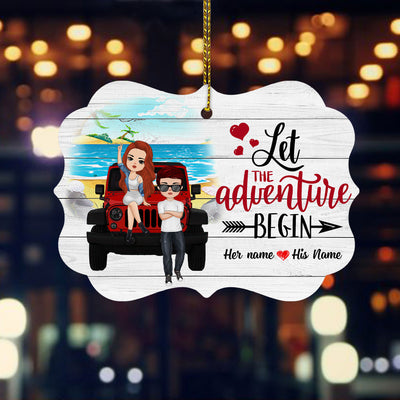 89Customized Let The Adventure Begin Personalized Ornament