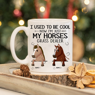 89Customized I Used To Be Cool Now I'm Just My Horses Grass Dealer Personalized Mug