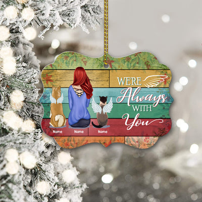 89Customized We're Always With You-Personalized Ornament