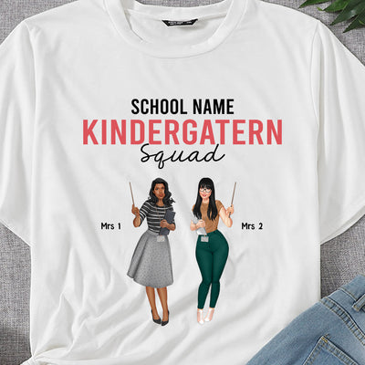 89Customized Teacher team Girl Customized Shirt