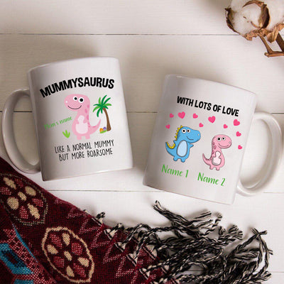 89Customized Personalized Mug Family Mummysaurus But More Roarsome