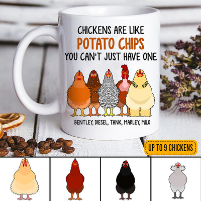 89 Customeized Dear Crazy Chicken Mom Personalized Mug