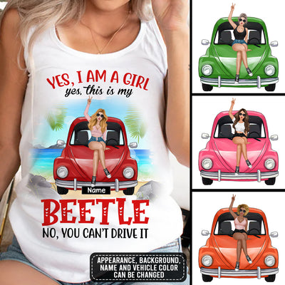 89Customized Yes This Is My Beetle You Can't Drive It Personalized Shirt