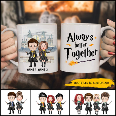 89Customized This is us a little bit of magic a little bit loud and a whole lot of love Harry Potter Personalized Mug