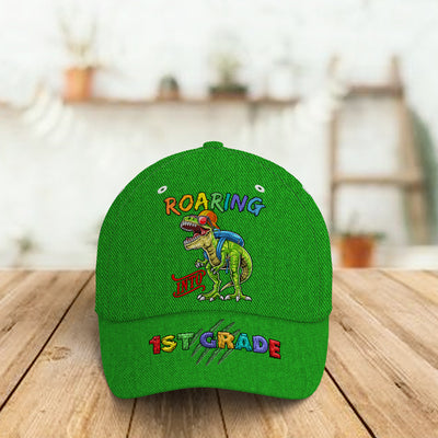 89Customized Roaring into school personalizde 3D cap