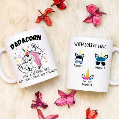 89Customized Personalized Mug Family Dadacorn But More Cooler Unicorn