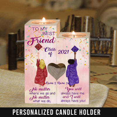 89Customized Candle Holder To My Best Friend Graduate