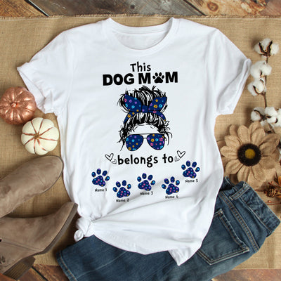 89Customized Personalized Shirt Family Dog Mom
