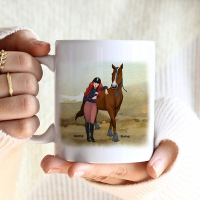 89Customized Beware I Ride Horses Personalized Mug