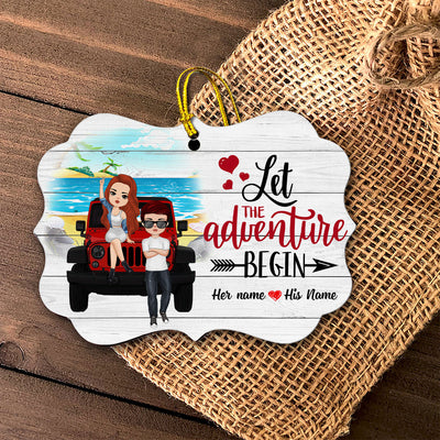 89Customized Let The Adventure Begin Personalized Ornament