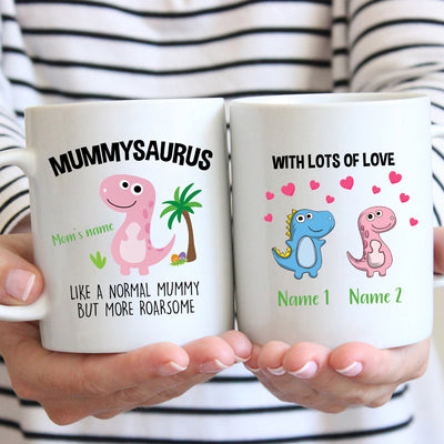 89Customized Personalized Mug Family Mummysaurus But More Roarsome