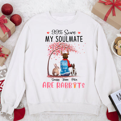 89Customized 99% My Soulmate Is A Rabbit Personalized 2D Shirt