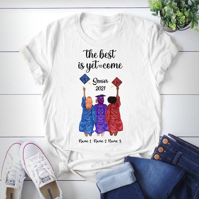 89Customized Personalized 2D Shirt Best Friends Graduation