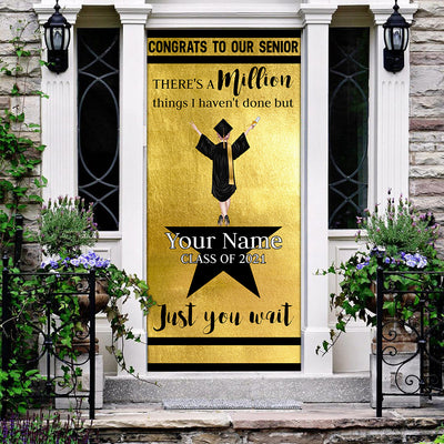 89Customized Personalized Door Cover Million Things Graduation
