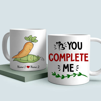 89 Customeized Funny Couple You complete me Personalized Mug