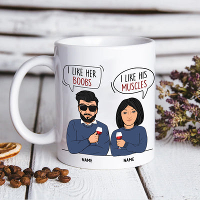 89Customized Funny Couple Personalized Mug