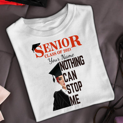 89Customized Senior 2021 graduation personalized shirt