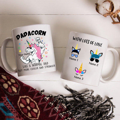 89Customized Personalized Mug Family Dadacorn But More Cooler Unicorn
