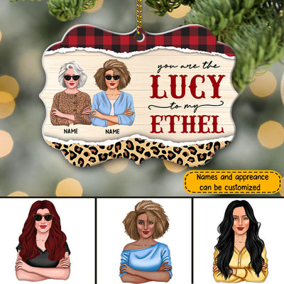 89Customized Every Ethel needs her Lucy Personalized Ornament