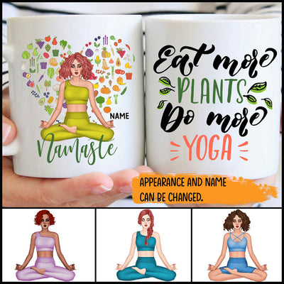 Eat more Plants Do more Yoga Mug