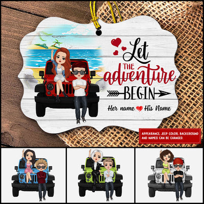 89Customized Let The Adventure Begin Personalized Ornament