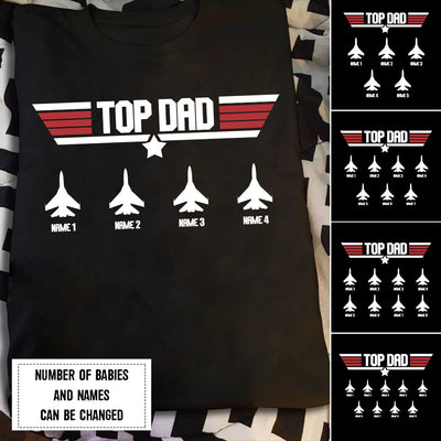 89Customized Top Dad personalized shirt