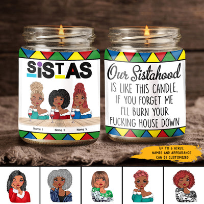 89Customized Soul Sister Personalized Candle