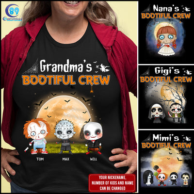 89Customized Grandma's Bootiful crew personalized shirt