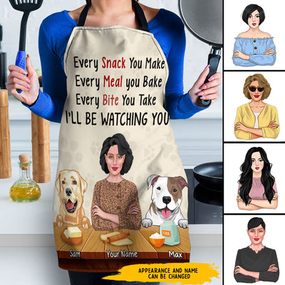 89Customzied I'll Be Watching You Personalized Apron