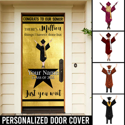 89Customized Personalized Door Cover Million Things Graduation
