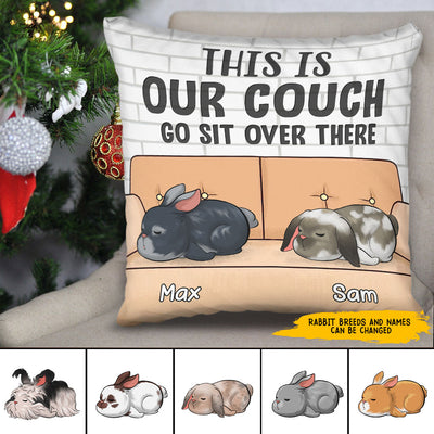 89Customized This Is My Couch Rabbit Lovers Personalized Pillow