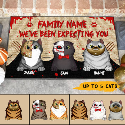 89Customized We've been expecting you Personalized Doormat