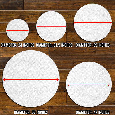89Customized Great people drink bourbon Customized Round Rug