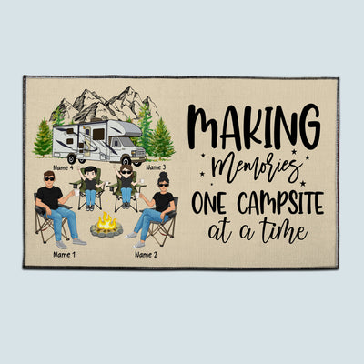 89Customized Happy Campers Personalized Doormat