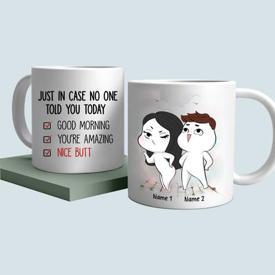 89Customized I just want to touch your butt all the time Personalized Mug