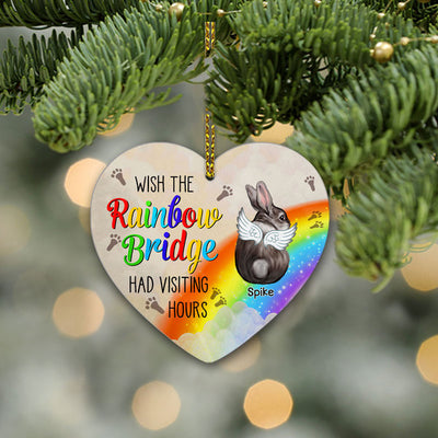89Customized Wish the rainbow bridge Personalized Ornament