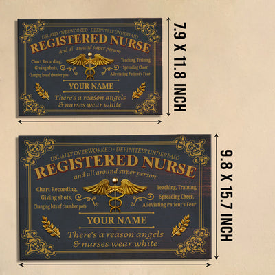 89Customized Personalized Registered Nurse Pallet Sign