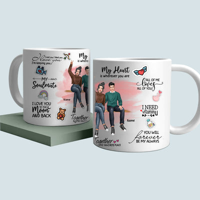 89Customized Love Couple Personalized Mug