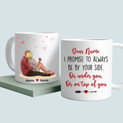 89Customized I love her Personality and she loves my Dedication Personalized Mug