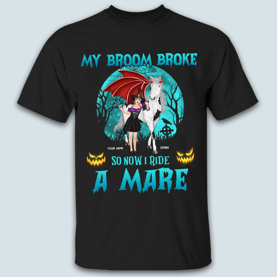 89Customized You Can't Scare Me I Ride A Mare Personalized Shirt