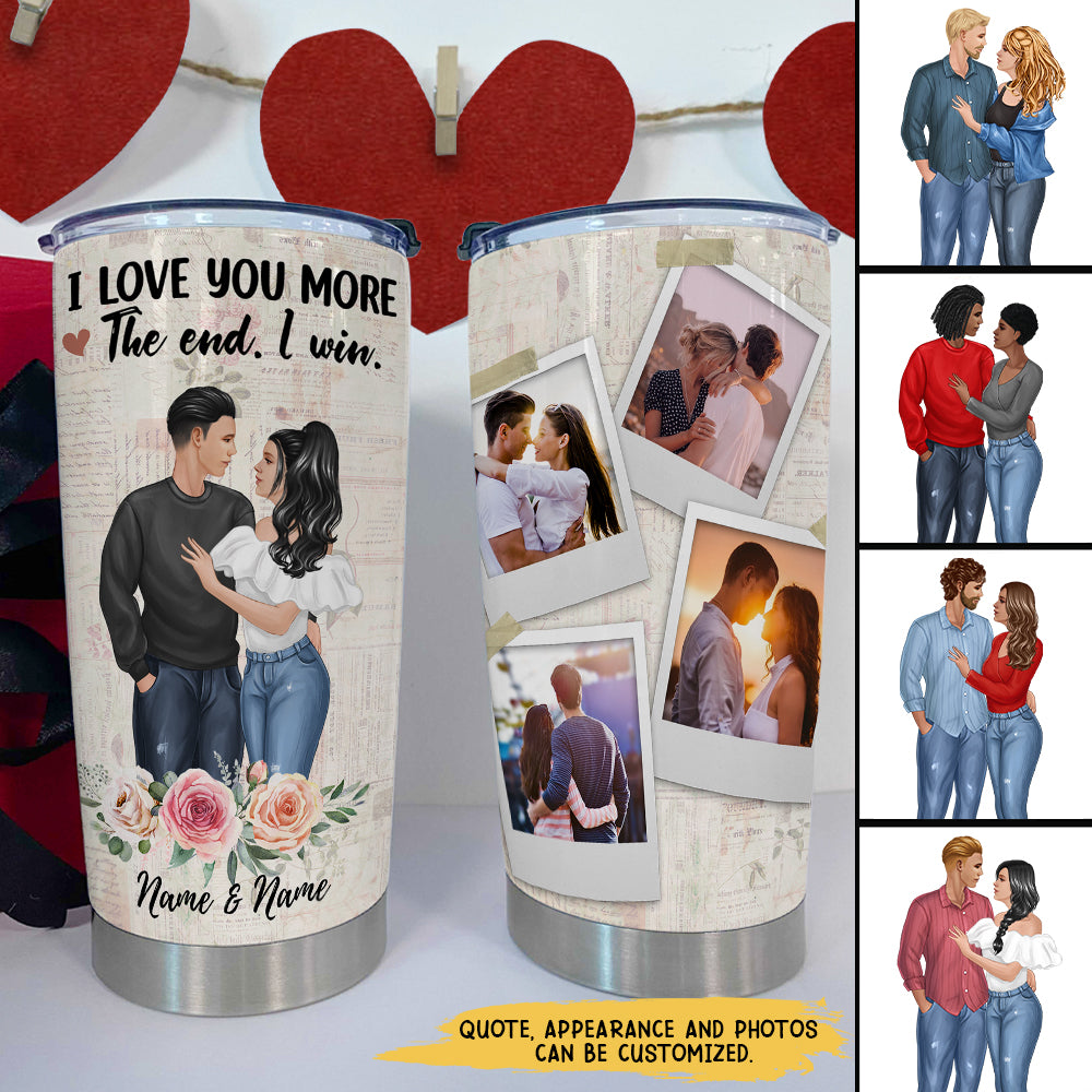89Customized You are my person Valentine's Gift for Lovers Husband Wife Personalized Tumbler