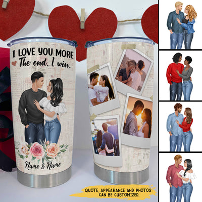 89Customized You are my person Valentine's Gift for Lovers Husband Wife Personalized Tumbler